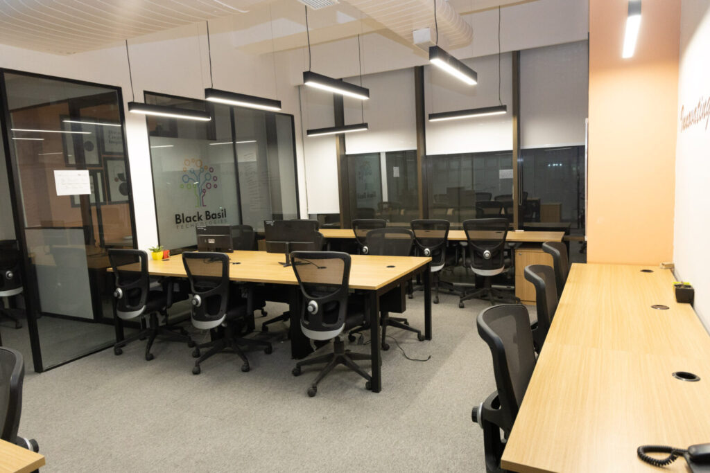 Private cabins in Noida Sector 3 with flexible, furnished spaces in a managed office environment.