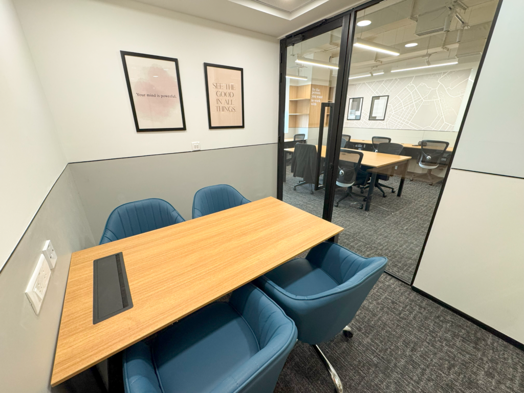 meeting room in coworking space